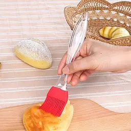 Пензлик кондитерський силіконовий для випічки маленький 17 см, Kitchen Master Сірий 86503 - мініатюра 8