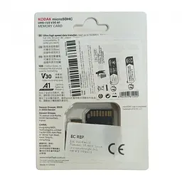 Карта пам'яті з адаптером micro SD Kodak 32Gb U3 A1 class 10 - мініатюра 2