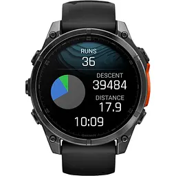 Смарт-годинник Garmin Fenix 8 AMOLED 47mm Slate Gray with Black Silicone Band (010-02904-00) [115044] - мініатюра 11