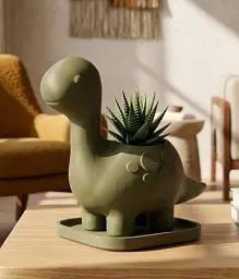 Декоративна ваза Dinoplant Хакі