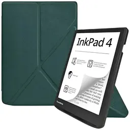 Обкладинка Ultra Slim Origami BeCover для PocketBook 743G InkPad 4/InkPad Color 2/InkPad Color 3 (7.8") Dark Green (713084) - мініатюра 5