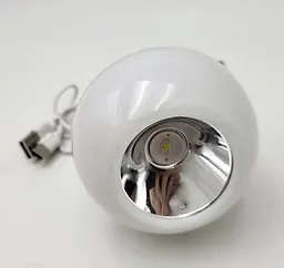 Світлодіодна LED-лампа 20 W акумуляторна з ліхтарем (знімні 2 × 18650) - мініатюра 4