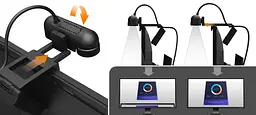 Веб-камера j5create Bеб-камера JVU250-N USB-A/C (JVU250-N) - мініатюра 11