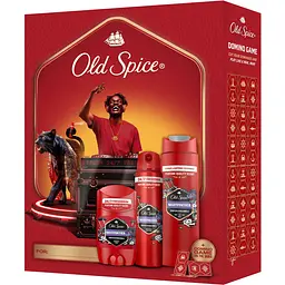Уцінка. Подарунковий набір Old Spice DJ Night Panther: аерозольний дезодорант 150 мл + дезодорант-стік 50 мл + гель для душу 3-в-1, 250 мл + гра Доміно - мініатюра 2