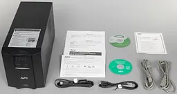 Джерело безперебійного живлення APC Smart-UPS 1500VA LCD, Lin.int., AVR, 8 х IEC, SmartSlot, USB, RJ-45, метал (SMT 1500I) - мініатюра 2