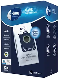 Мішки для пилососа Electrolux E201SMCB S-bag Classic LongPerformance 12х3.5 л (6988910) - мініатюра 2