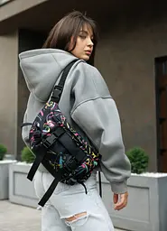 Жіноча сумка бананка Sambag Dynamicdart 38 × 21 × 7 см (80411707) - мініатюра 3