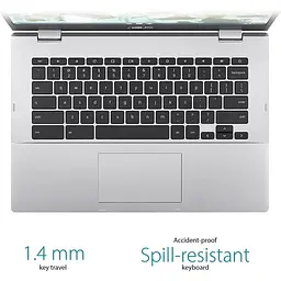 Ноутбук Asus Chromebook CX1 14" FHD 4/64GB N3350 Silver (Open Box) (CX1400CNA-AS44FV) - мініатюра 4