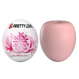 Мастурбатор Pretty Love Pleasure Egg Masturbator Pink - мініатюра 2