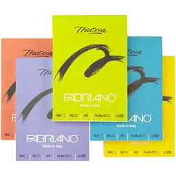 Блок паперу для графіки та каліграфії Fabriano Traccia А5 55 г/м2 150 аркушів - мініатюра 2