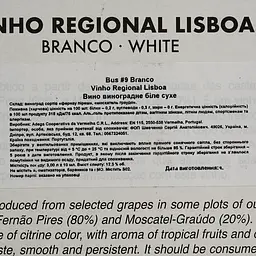 Вино Bus.9 Vinho Regional Lisboa Fernao Pires-Moscatel Graudo, біле, сухе, 3 л - мініатюра 6