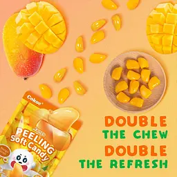 Желейні цукерки Cokoc Peelable Gummies Peeling Soft Candy Mango Flavor 60г - мініатюра 3
