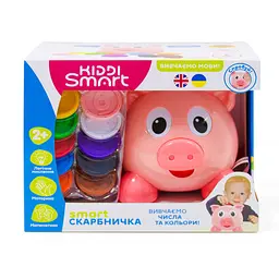 Інтерактивна навчальна іграшка Smart-Скарбничка KIDDI SMART 208441 українська та англійська - мініатюра 2