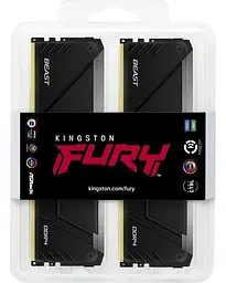 Модуль пам'яті Kingston Fury DDR4 16GB (2x8) 3600MHz Beast RGB (KF436C17BB2AK2/16) - мініатюра 3