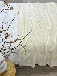 Плед Ecotton 150х220 см Well Soft світло-молочний (11-9608 Coconut milk) (24916) - мініатюра 6