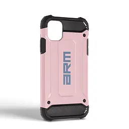 Чехол для Apple iPhone 11, Panzer, розовый, противоударный, бронированный, милитари, панель-накладка, защита всего корпуса, защита дисплея и камеры, термополиуретан (TPU) + поликарбонат (PC), ArmorStandart (ARM71479) - мініатюра 2