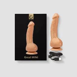 Вібратор Gvibe Greal Mini 18 см (тілесний) - мініатюра 8