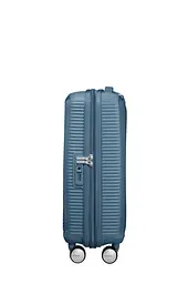 American Tourister Валіза American Tourister, Soundbox, поліпропілен, мала, 55см, 35.5/41л, TSA, 4 колеса, EXP, сіро-синій - мініатюра 6