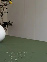 Скатертина столова Ecotton DUCK 170х220 см водовідштовхуюча однотонна зеленого оливкового кольору (25344) - мініатюра 5