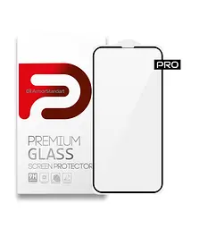 Захисне скло на Apple iPhone 13 mini з олеофобним покриттям, Pro 3d, повне проклеювання, антистатичний і пиловідштовхуючий шар, 9H, самоклеючеся, 3D, на весь екран, антистатичний клей, оригінал ArmorStandart (ARM60250)
