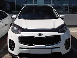 Дефлектор капоту мухобійка для Kia Sportage 2016-