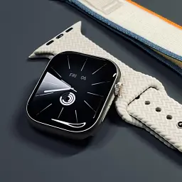 Смарт-годинник сенсорний HK9 Pro Plus меню українською мовою white (16077) - мініатюра 3