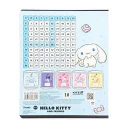 Зошит Kite Hello Kitty, 18 аркушів, клітинка (HK26-236-2), в асортименті - мініатюра 6