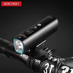 Велосипедний ліхтар (велофара) Gaciron V9M-1000 Люмен USB батарея 4000mAh (Чорний) - мініатюра 3