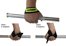 Лямки атлетичні EasyFit Delta Long для тягової тяги чорні (EF-0050) - мініатюра 5