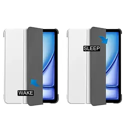 Чохол-книжка BeCover Smart Case для Apple iPad Air 11" M2/M3 2024/2025 White (711597) - мініатюра 5