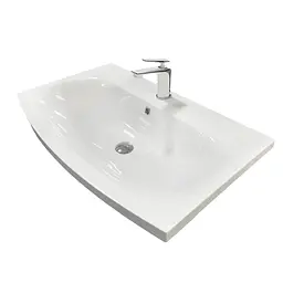 Умивальник накладний Adamant Laguna 80 White штучний камінь 800x490x170 мм 80 см