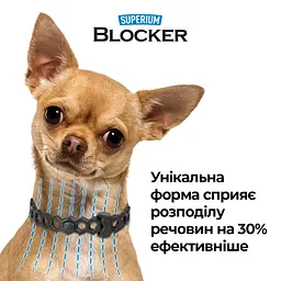 Нашийник протипаразитарний для котів та собак Superium Блокер 70 см - мініатюра 6