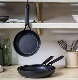 Сковорода універсальна KitchenAid СFA 20 см чорна СС003291-001 - мініатюра 2