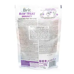 Ласощі для собак Brit Raw Treat freeze-dried Immunity для імунітету, ягня та курка, 40 г - мініатюра 3