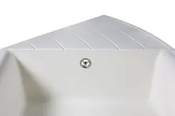 Кухонна мийка гранітна Miraggio Europe white 1100x575x205 00207602, Білий - мініатюра 5