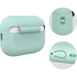 Чохол AhaStyle Colorful Silicone Case для AirPods Pro 2 Gemstone Green [CP-187-2-C-GG] [133836] - мініатюра 3