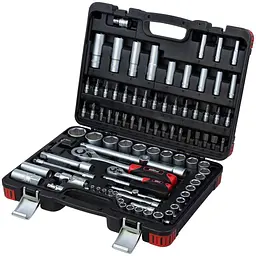 Набір насадок торцевих і біт Ultra 1/4", 1/2" 94 шт CrV Taiwan (6003142)