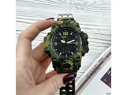 Чоловічий наручний годинник 1155B Military Green Skmei acs0030849 - мініатюра 3