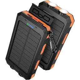 Зовнішній акумулятор Hoco J164 Platinum Solar 8000mAh 10W Black [157758] - мініатюра 7