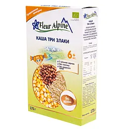 Каша безмолочна Fleur Alpine Organic Три злаки 175 г