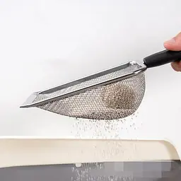 Совок-сито для котячого туалету з нержавіючої сталі 27x10x4,5 см (91510001) - мініатюра 9