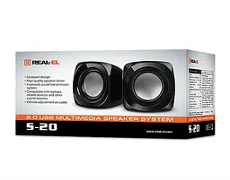 Акустична система REAL-EL S-20 Black - мініатюра 2