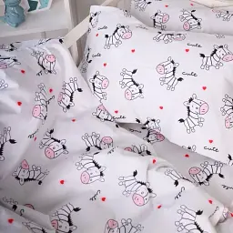 Підковдра MirSon Бязь Kids Time 20-0040 Cute white zebra 143х210 см (2200009640209) - мініатюра 3