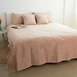Покривало ТЕП Velour Мозаїка Пудра 240x260 см нюдово-пудровий (4-00518_36244) - мініатюра 2