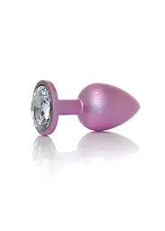 Анальна пробка B-Series HeavyFun Jewellery Pearl Pink Plug L 9 см (прозорий) - мініатюра 9