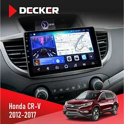 Штатна магнітола Honda CR-V 2012-2017 Decker D10-006 4x64, 4G Decker (НФ-00009490)