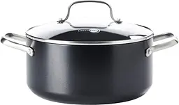 Кастрюля с крышкой GreenPan Copenhagen CC003345-001 20 см 3.1 л черная