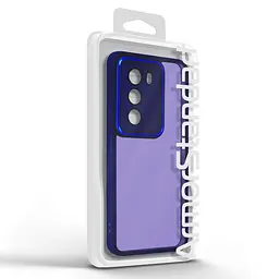 Защитный чехол для Infinix Hot 50 Pro 4G, Shade, синий, TPU+PC, матовый, защита всего корпуса, панель-накладка, противоударный, с высокими бортами, амортизирует удары при падениях, ArmorStandart (ARM81005) - мініатюра 3
