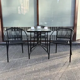 Комплект садових меблів 4Points Bello-3 з квадратним столом 70х70х70см - мініатюра 2