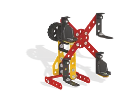 Конструктор Zephyr Mechanix Junior металевий розвивальний 155 елементів 14 моделей - мініатюра 2